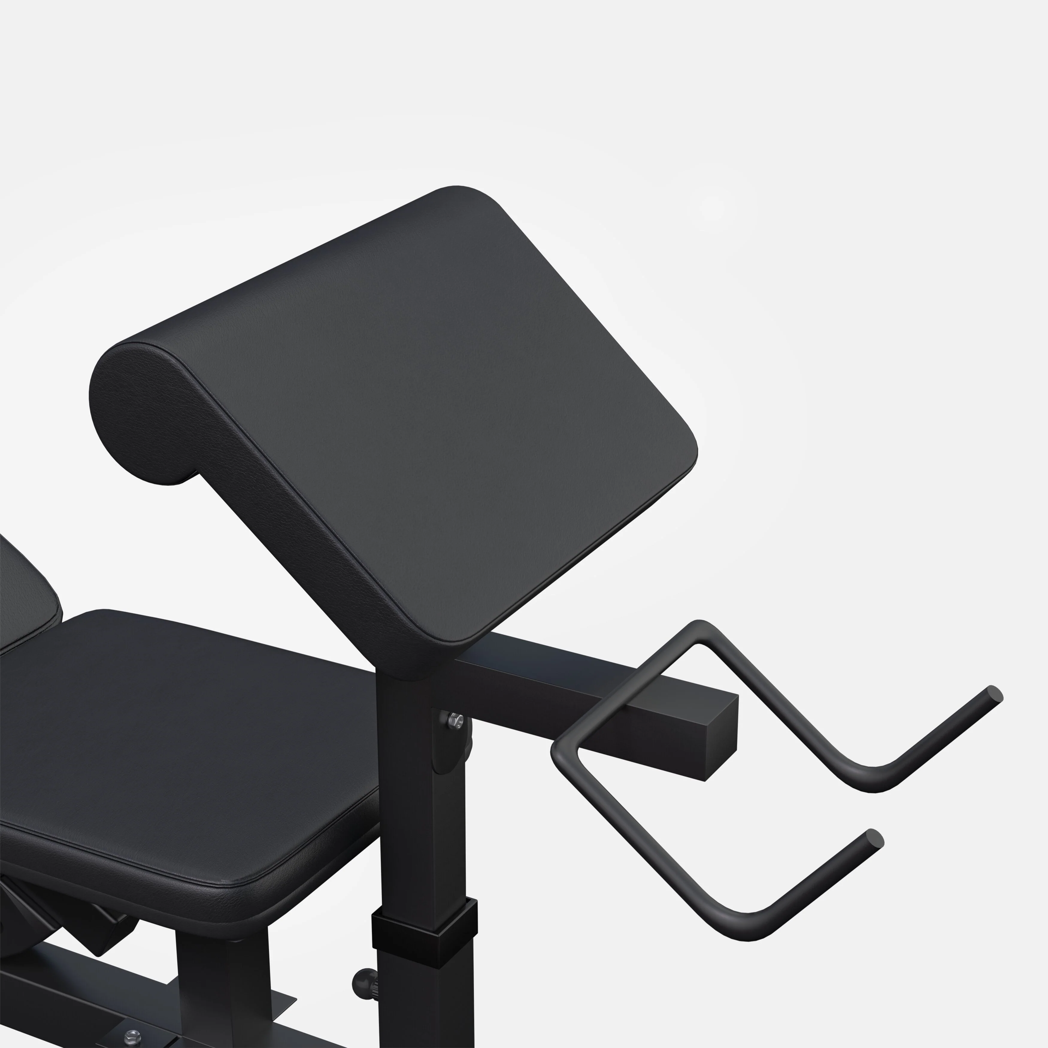Säädettävä painonnostopenkki + 100 kg levytankosarja, Black Edition - Image 7