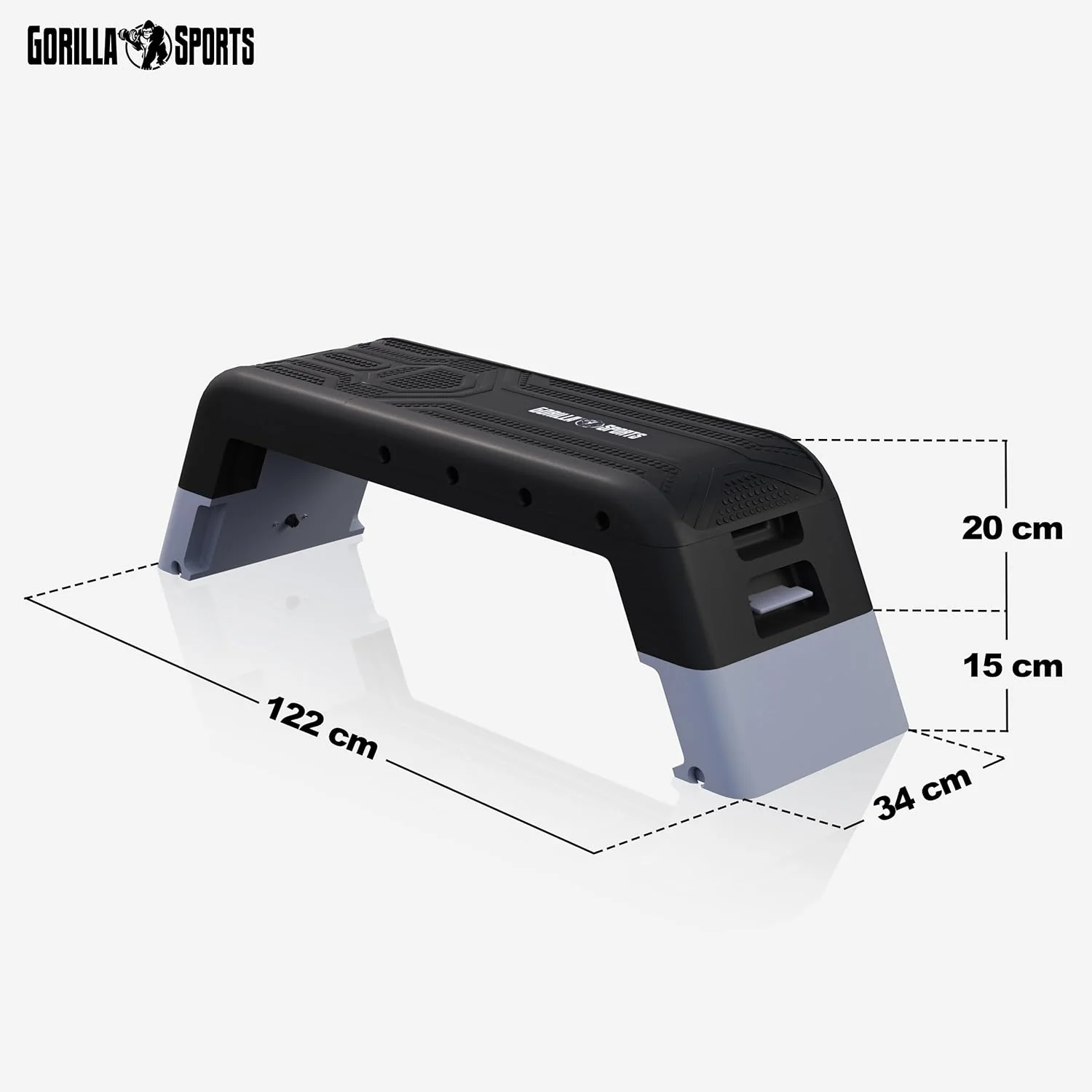 Korkeussäädettävä aerobic deck / steppilauta - Image 4