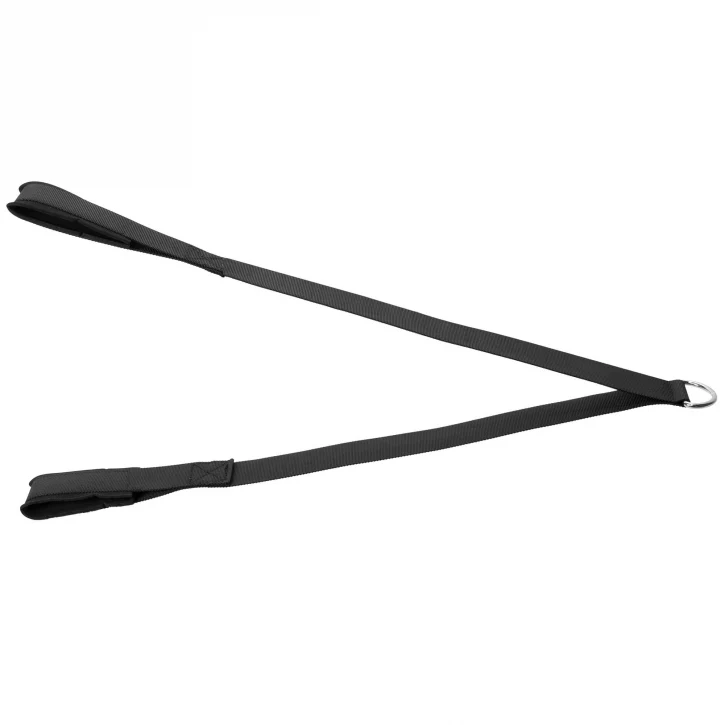 Pitkä pehmustettu taljakahva 108 x 4 cm, musta - Image 3