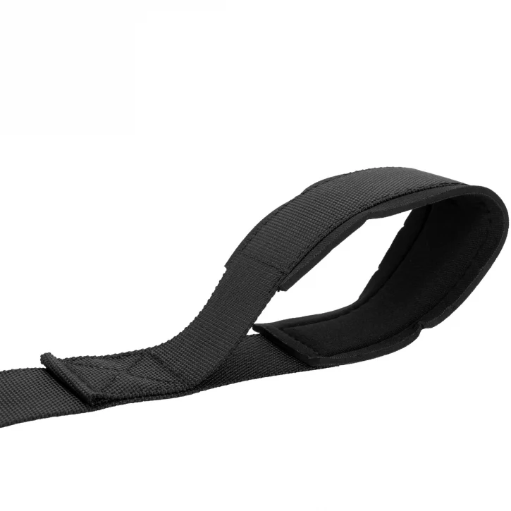 Pitkä pehmustettu taljakahva 108 x 4 cm, musta - Image 4