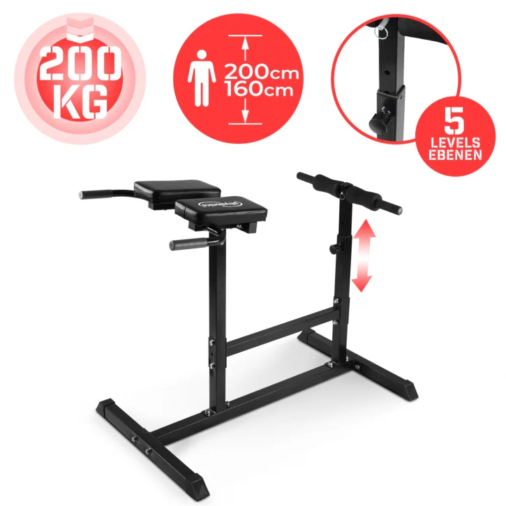 Physionics säädettävä hyperextension-penkki - Image 8