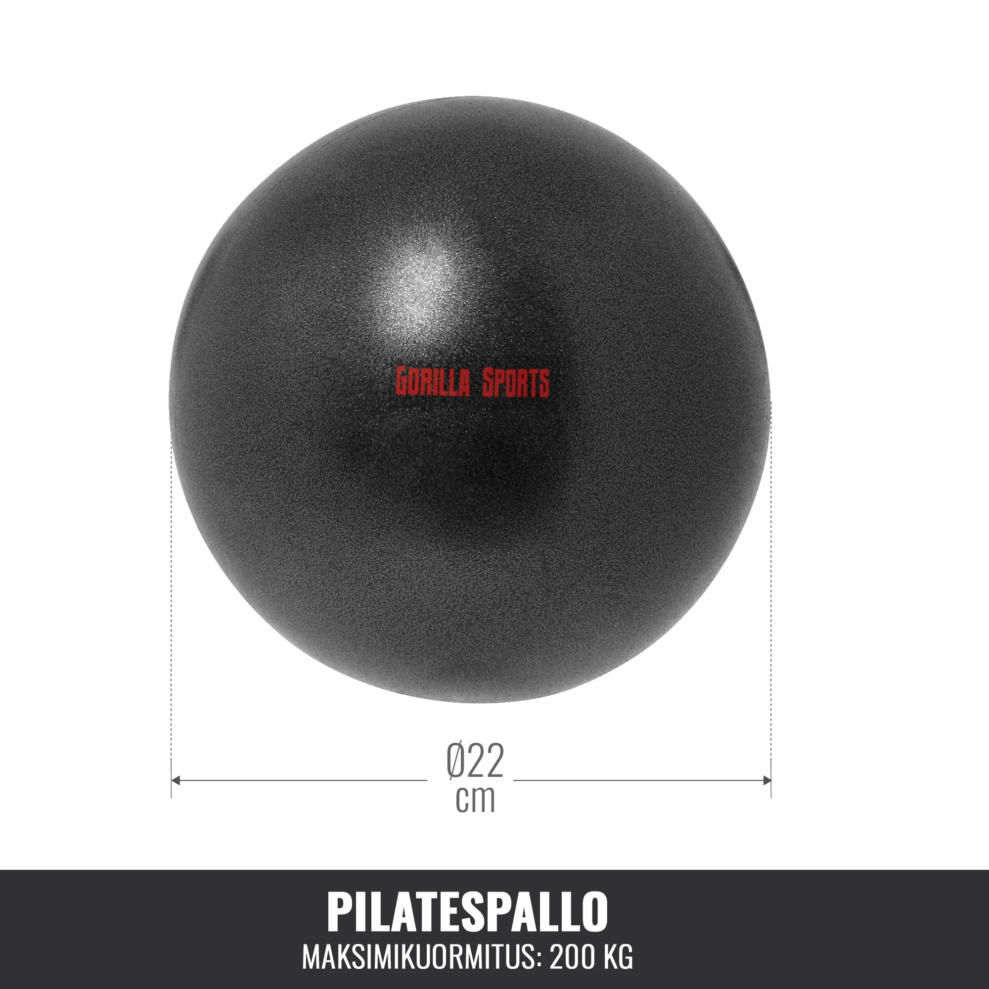 Pilatespallo 22 cm pumpulla - Image 2