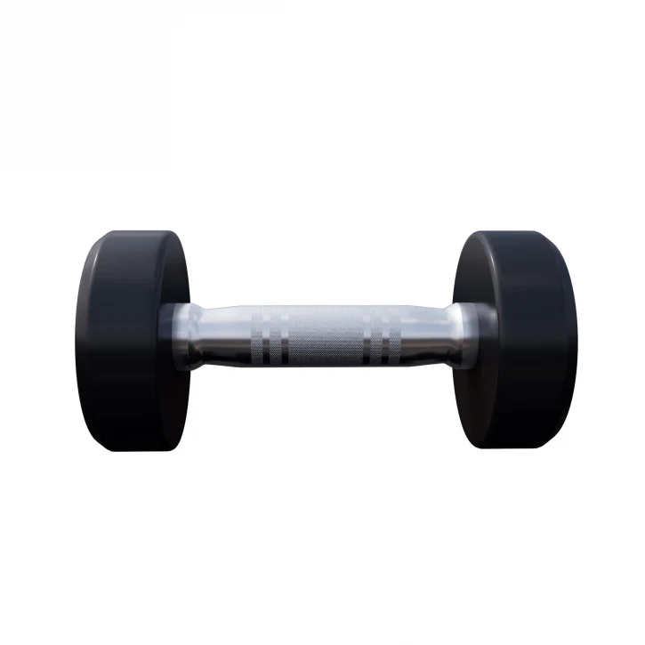Pro kiinteä käsipainopari, kumipinnoitettu, 2,5–15 kg - Image 3