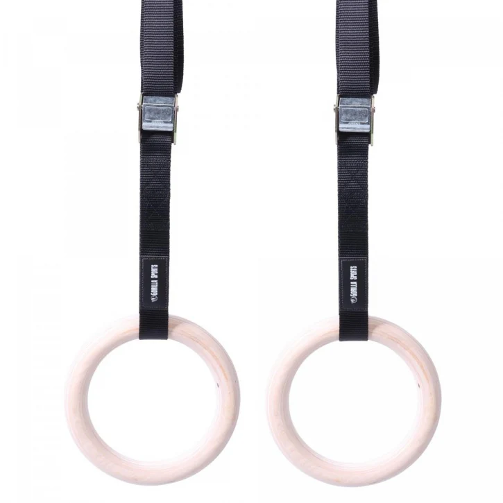 Puiset voimistelurenkaat 23 cm hihnoilla - Image 14