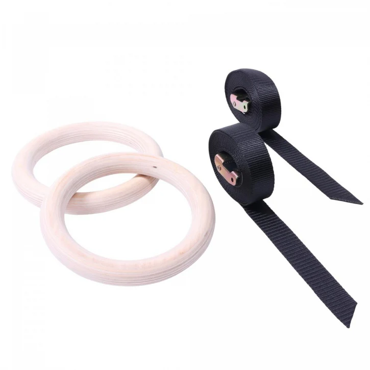 Puiset voimistelurenkaat 23 cm hihnoilla - Image 5