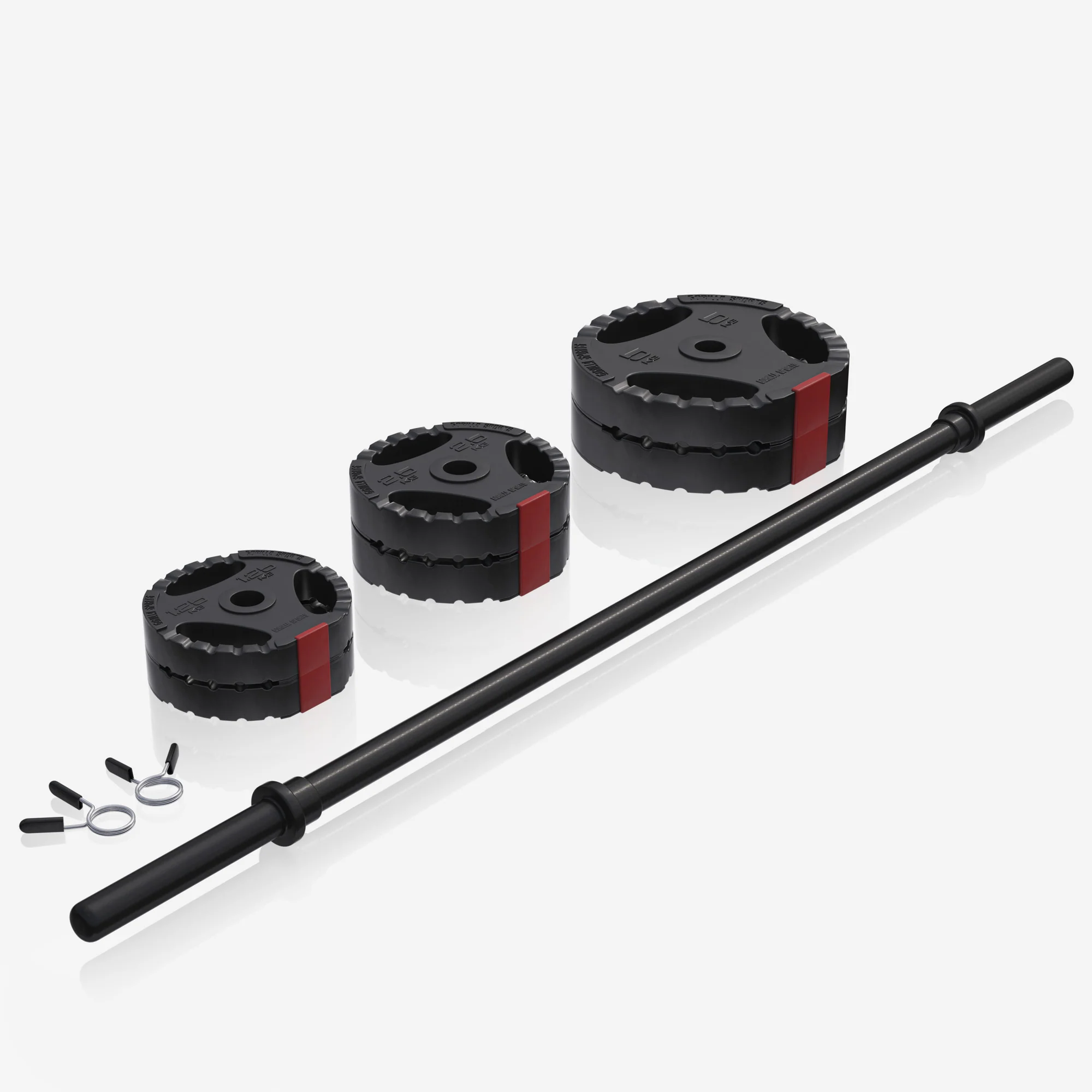 Body Pump setti 19,5 kg Tri Grip levypainoilla - Image 3