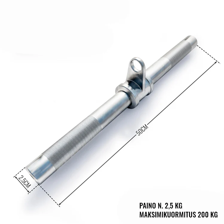 Pyörivä suora vetotanko taljaan 50 cm - Image 2
