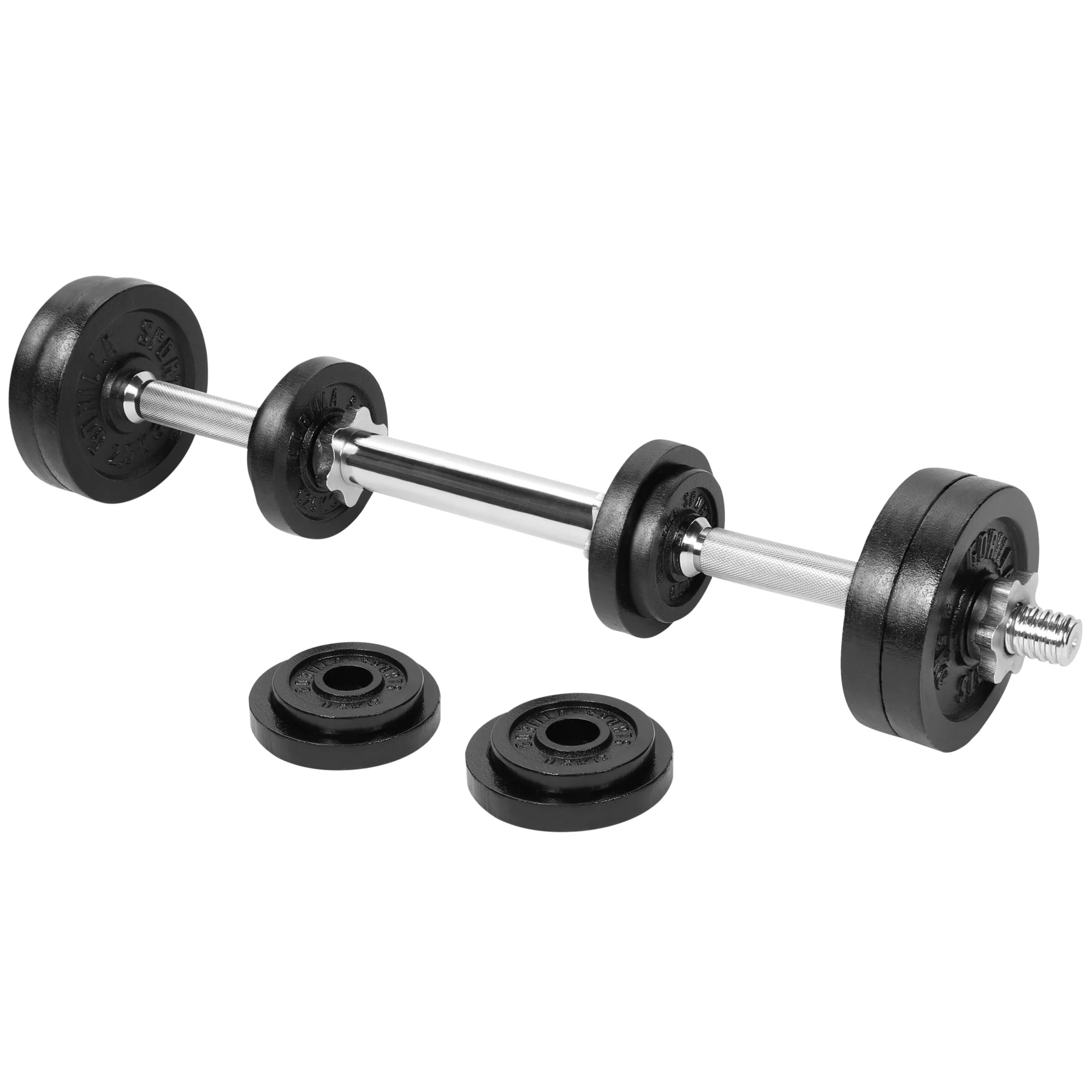 Säädettävä 2-in-1 levypainosetti valuraudasta - Image 9