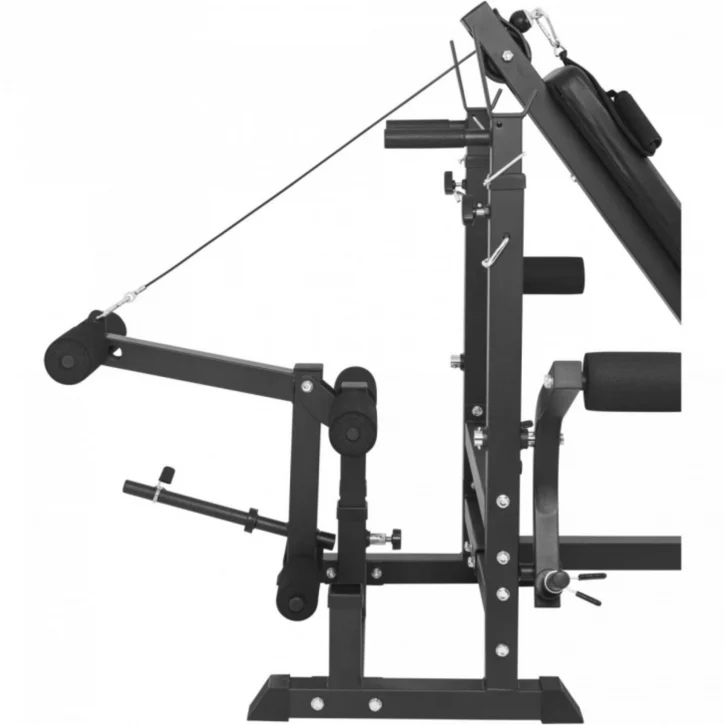 Säädettävä monitoimipenkki max 280 kg, Black Edition - Image 9