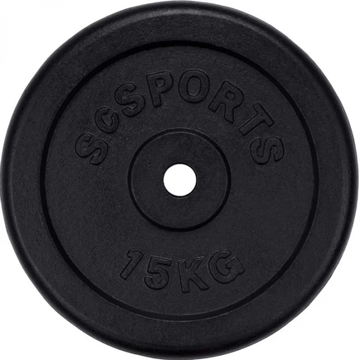 ScSPORTS levypainot 2 x 15 kg, 30 mm - Image 5