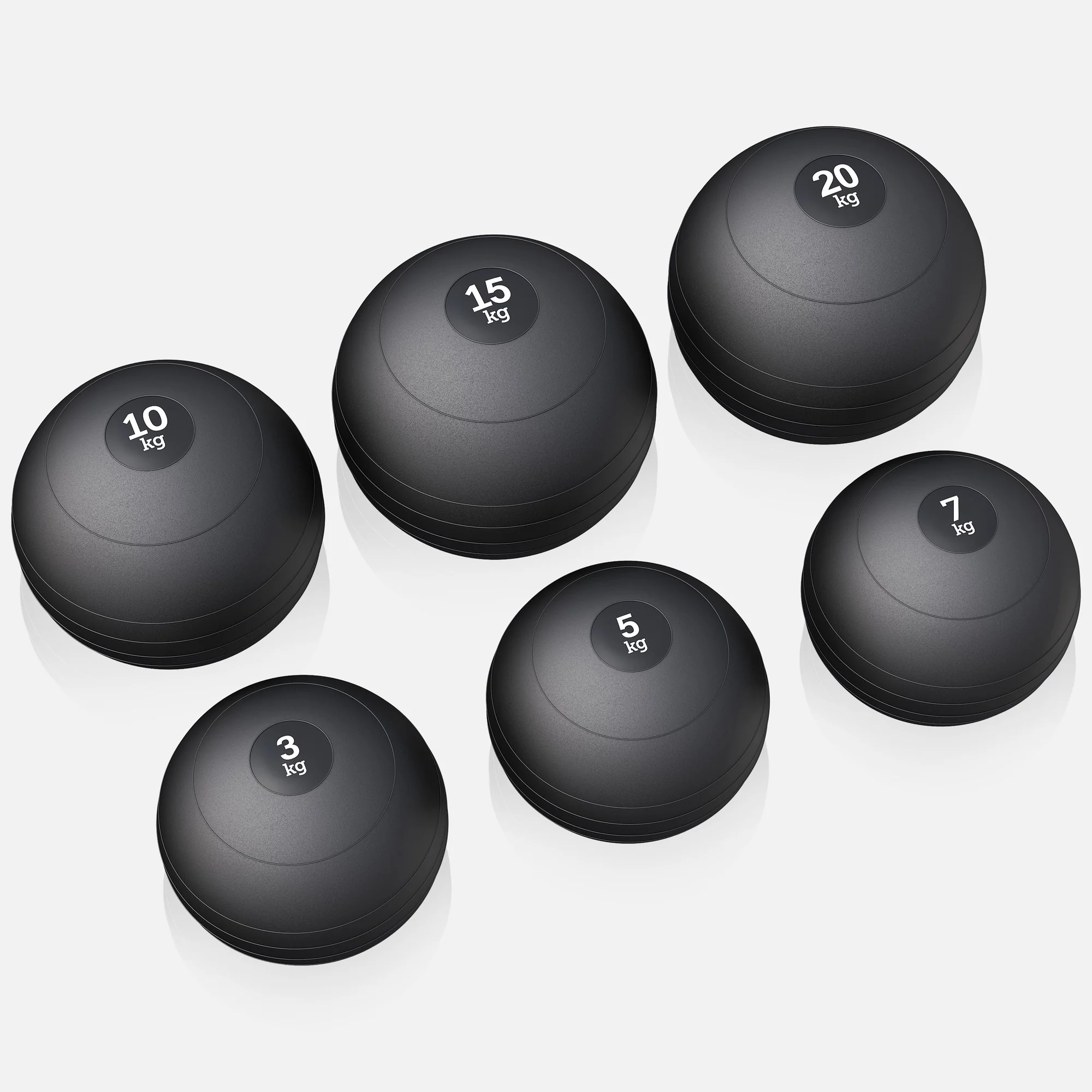 Slam Ball kuntopallo 3–20 kg, pitävä kumipinta - Image 16