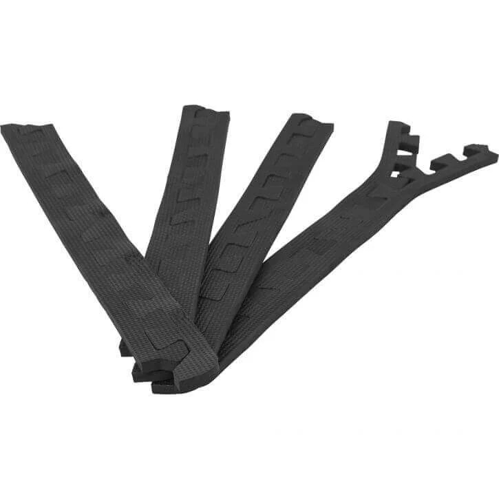 Suojamaton reunapalat 8 kpl 62,5 x 1,2 cm musta - Image 3