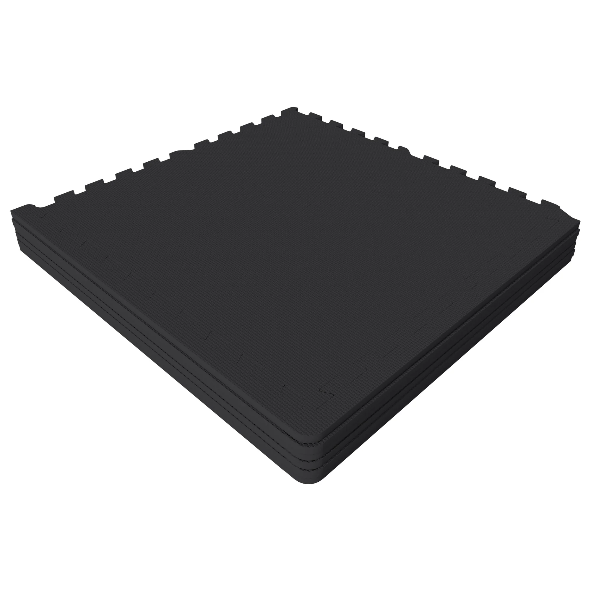 Suojamatto 6 palaa 60 x 60 x 1,2 cm, musta