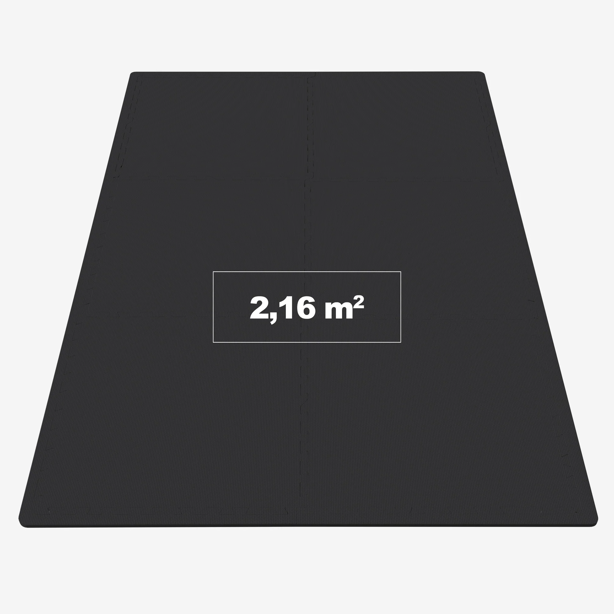 Suojamatto 6 palaa 60 x 60 x 1,2 cm, musta - Image 2