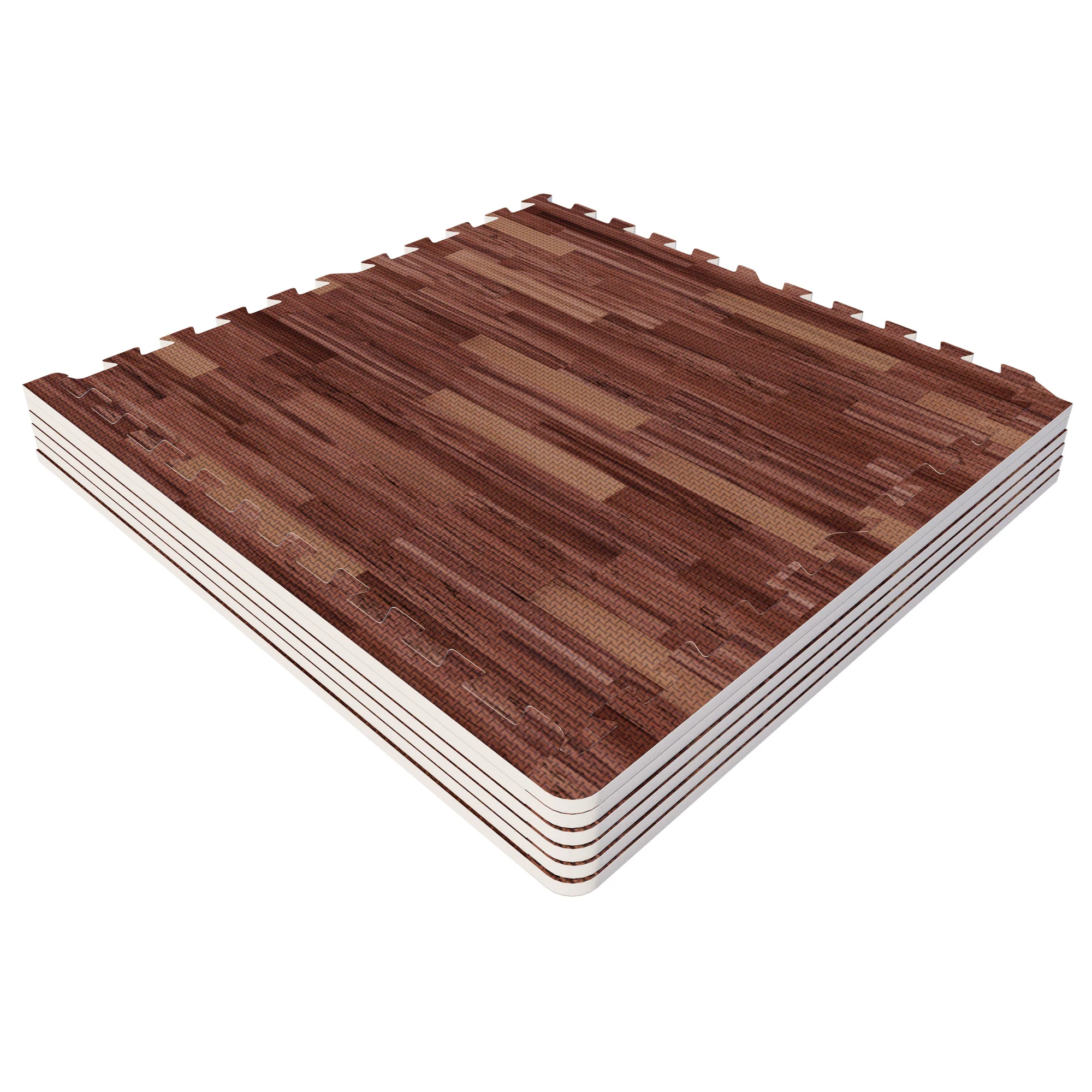 Suojamatto 6 palaa + 12 reunapalaa 60 x 60 x 1,2 cm