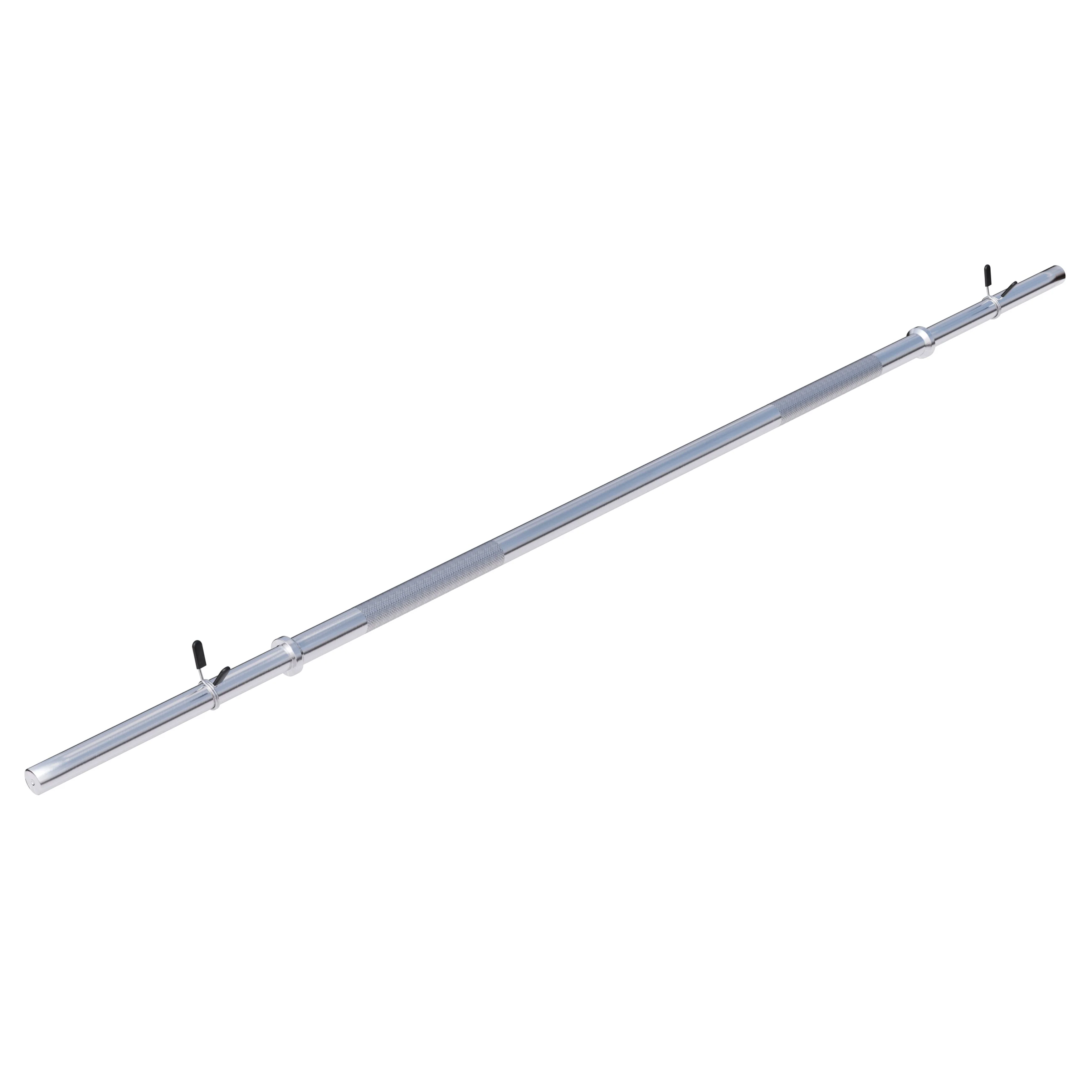 10 kg Suora levytanko 170 cm, jousilukoilla, 30 mm