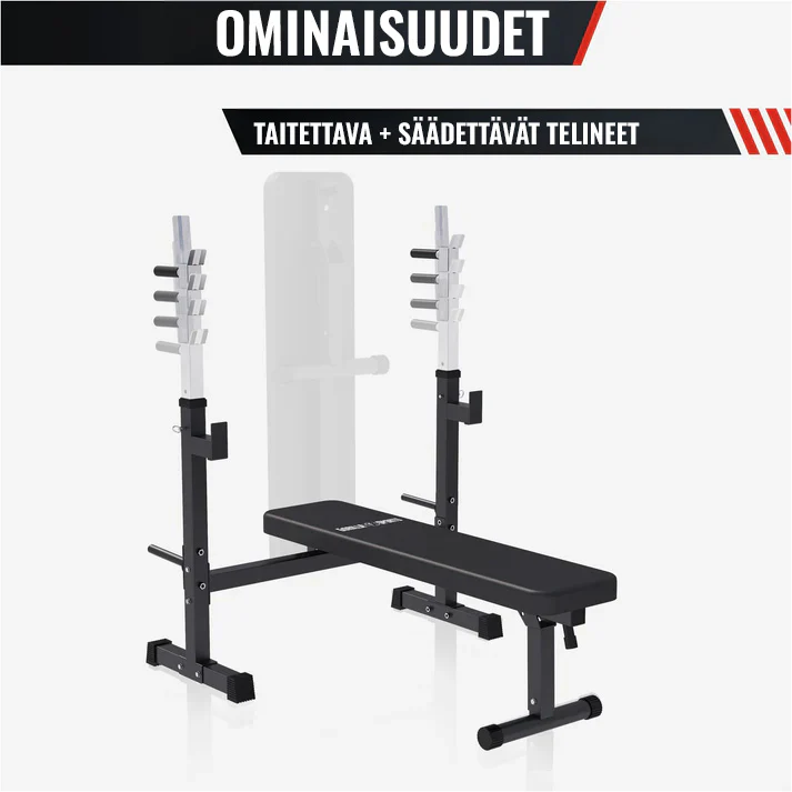 Taitettava painonnostopenkki, max 300 kg - Image 5