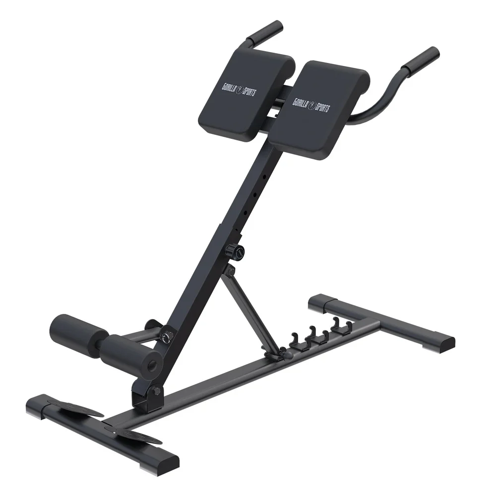 Taitettava selkäpenkki 150 kg, musta