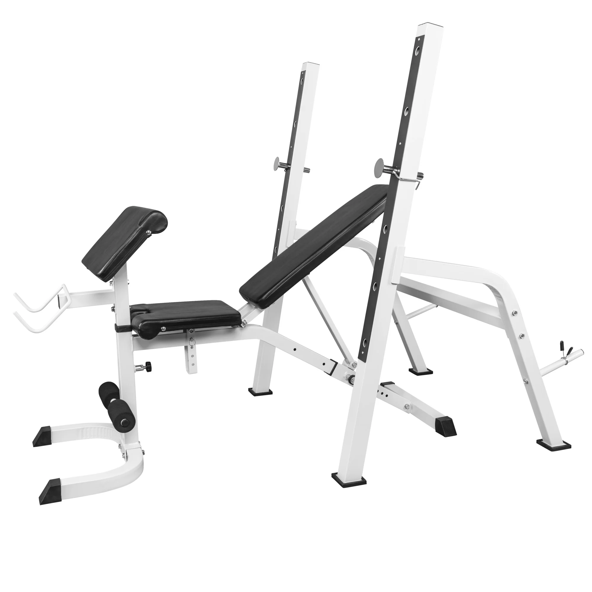 Säädettävä 5-in-1 treenipenkki, valkoinen - Image 4