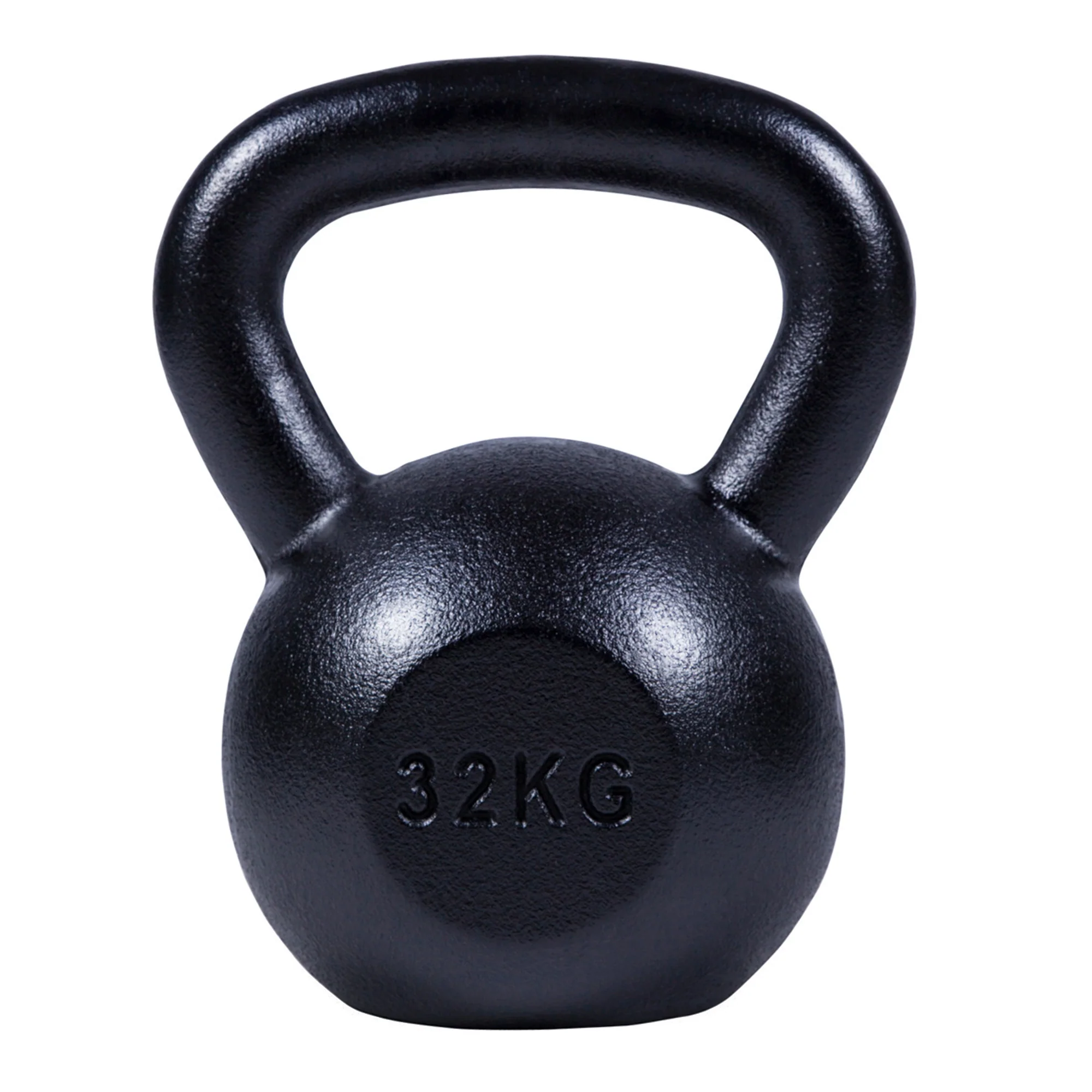 Valurautainen kahvakuula 2-32 kg, musta - Image 16