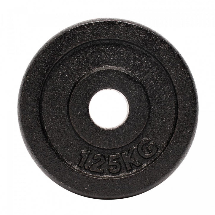 Valurautainen käsipainosetti 25 kg kierrelukoilla - Image 4