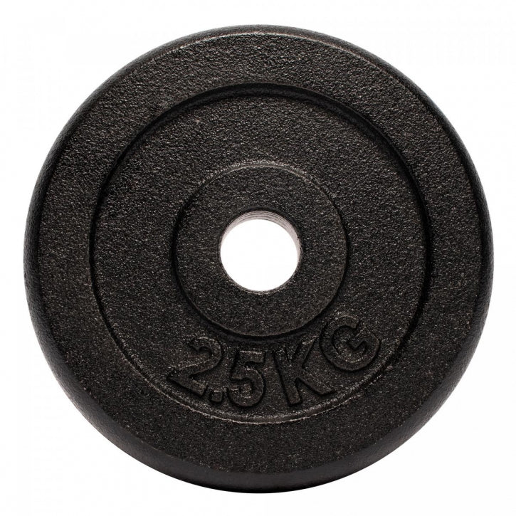 Valurautainen käsipainosetti 25 kg kierrelukoilla - Image 5