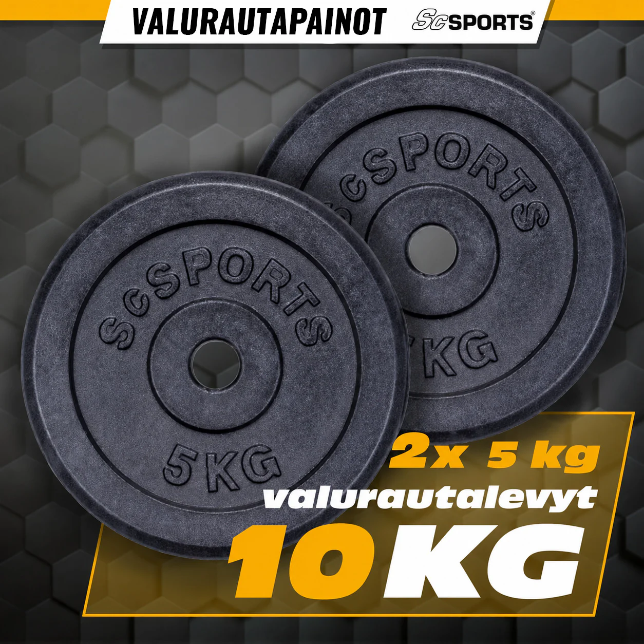 Valurautainen levypainosetti 30/31 mm 10–40 kg - Image 11