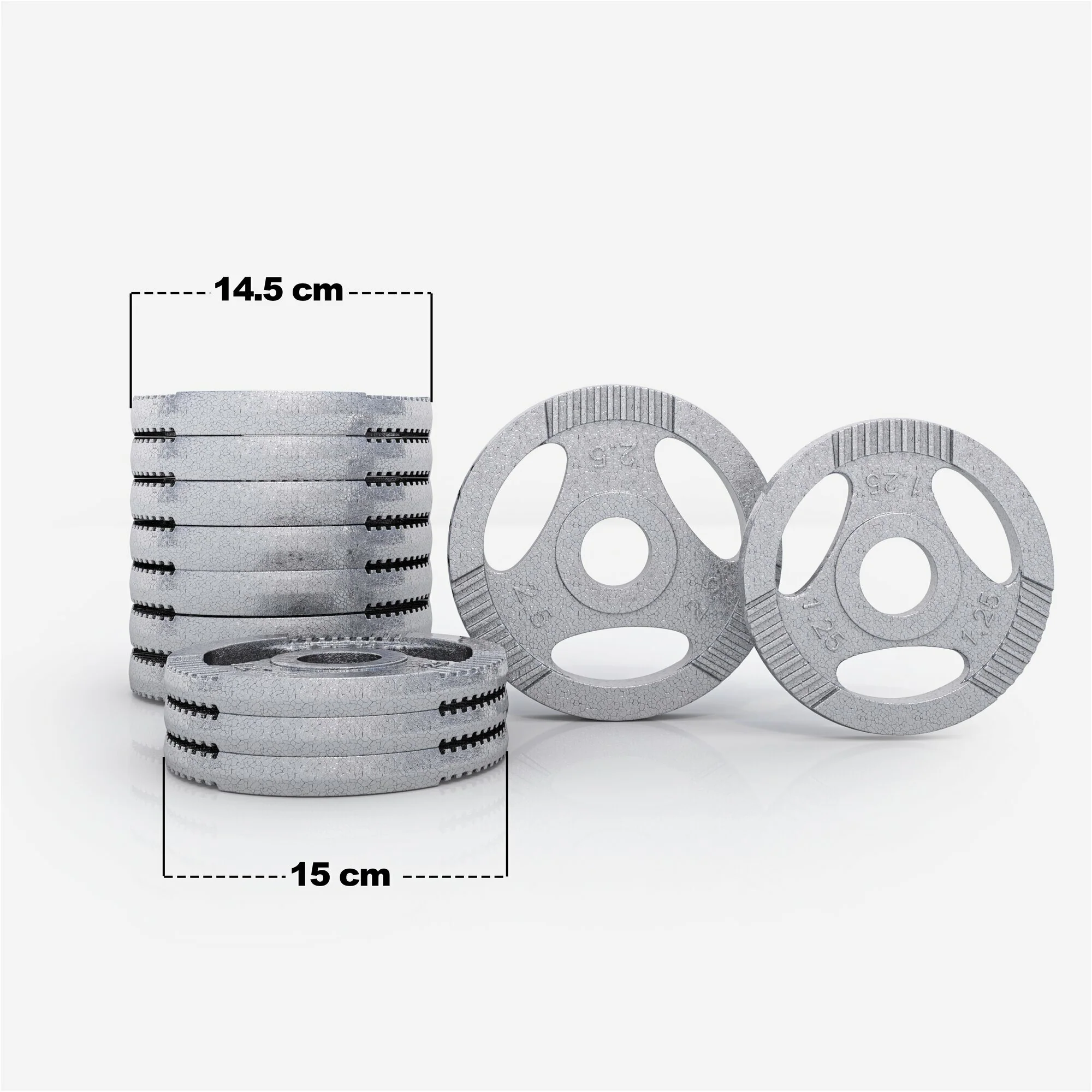 Tri Grip käsipainosetti 30 kg valuraudasta - Image 4