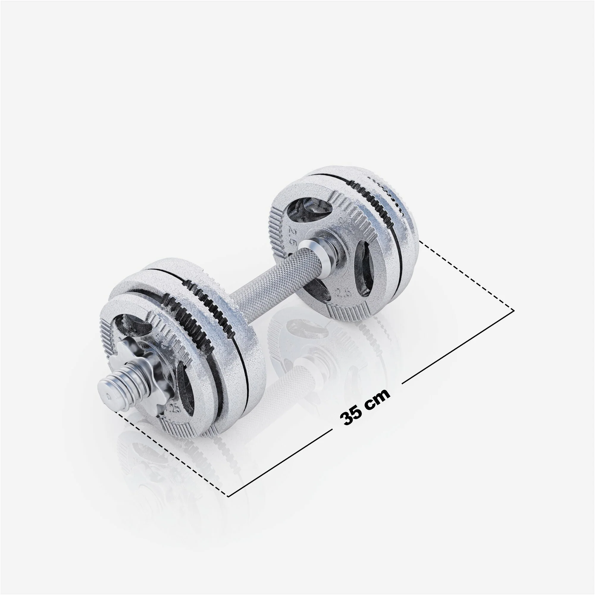 Tri Grip käsipainosetti 30 kg valuraudasta - Image 5