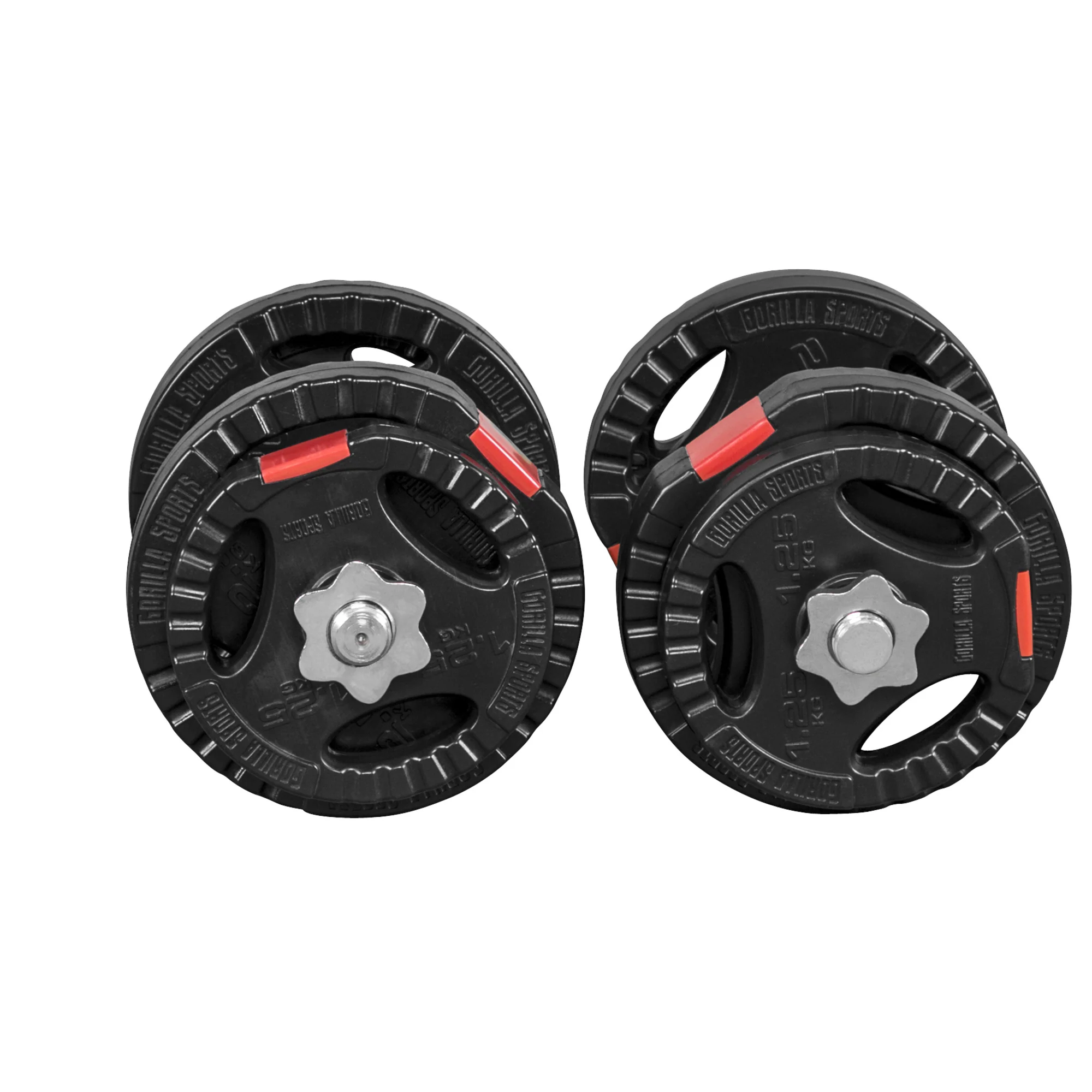 Tri Grip käsipainosetti 20 kg kierrelukoilla - Image 2